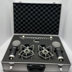 Pinnacle Microphones Fat Top II (Black) w/Lundahl Stereo Pair
